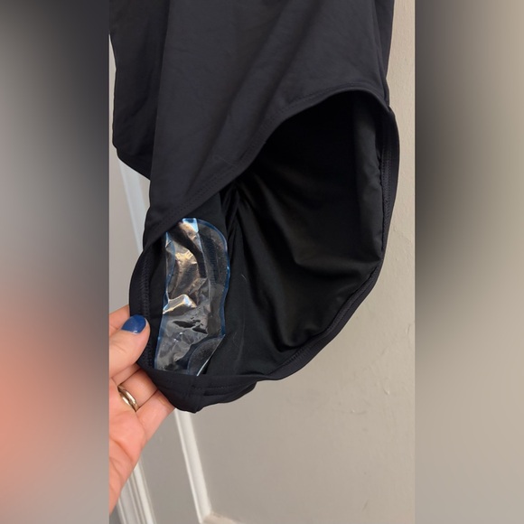 Kate Spade Palm Beach Molded-cup Bandeau One-piece Size Medium - Picture 4 of 6